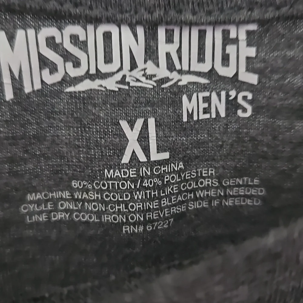 Mission Ridge Gray Skull Graphic T-Shirt - Picture 3 of 8